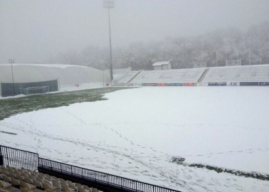 Odložena utakmica Čukaričkog za 24 časa zbog snega--